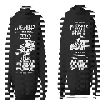 My Favorite People Call Me Papaw Fist Bump Papaw Sweatshirt | Seseable FR