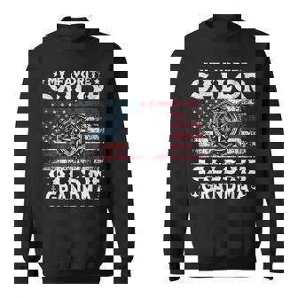 My Favorite Sailor Calls Me Grandma Proud Sailor’S Grandma Sweatshirt | Seseable UK