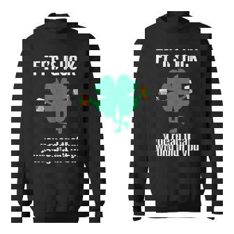 Fets Luck Divertido Día Dean Patricio 2026 Cerveza Trébol Humor Camisa de entrenamiento - Regaloses