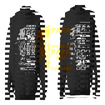 Feuerwehr Papa Wie Ein Normaler Papa Nuriel Cooler Sweatshirt - Seseable