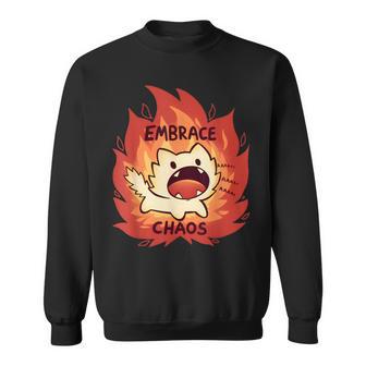 Fire Embrace Chaos Sweatshirt - Thegiftio UK