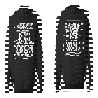 This Is My First Concert Sweatshirt - Thegiftio