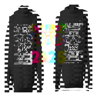 My First Family Cruise Squad 2025 Vacation Summer Trip Sweatshirt - Seseable