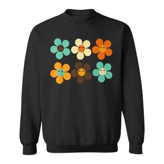 Fleurs Hippie Rétro Années 60 Et 70 Sweater e - Cadeauxyz