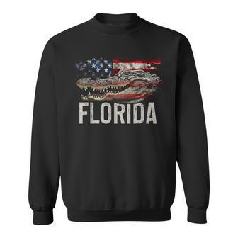 Florida Alligator Everglades National Park Souvenir Sweatshirt - Thegiftio