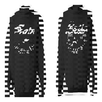 Florida The Sunshine State Throwback Classic Sweatshirt | Mazezy