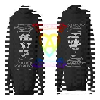 Folk Punk Forever LGBT Sweatshirt Unisex | Mazezy