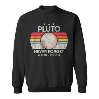 Never Forget Pluto 1930-2006 Retro Planet Astronomy Sweatshirt - Geschenkecke