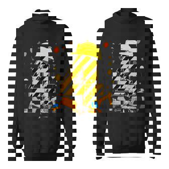 Four 4Yr 4Th Birthday Construction Vehicles 4 Year Old Sweatshirt | Mazezy