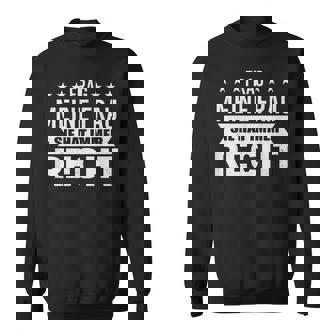 Frag Meine Frauie Hat Immer Recht Ehemann Hochzeit Jga Sweatshirt - Geschenkecke