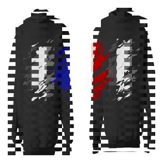 France Drapeau Français Enintage Sweater e - Cadeauxyz