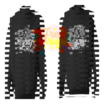 Free Hugs Day National Hugging Day Retro Vintage Hugging Sweatshirt | Mazezy