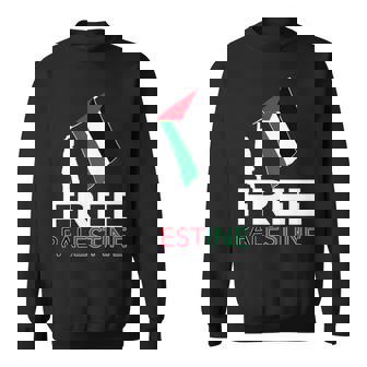 Free Palestine Libre Palestina Gaza Manga Larga Camisa de entrenamiento - Regaloses