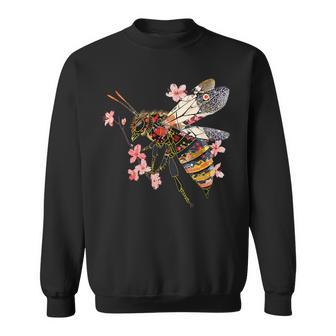 Frelon Géant Japonais Origami Frelons De Fleurs De Cerisier Sweater e - Cadeauxyz