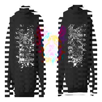 French Bulldog Dog Portrait Artwork Animal Head Pop Art Sweatshirt Unisex | Mazezy