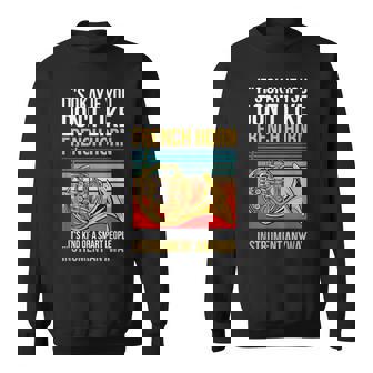 French Horn Player Brass Instrument Hornist French Horn Sweatshirt - Monsterry