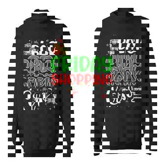 Friday Shopping Crew Christmas Family Group Shopping Sweatshirt Unisex | Mazezy