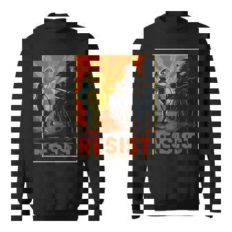 Frog Resist Portland Frog Protest Portland Frog Activist Sweatshirt | Mazezy