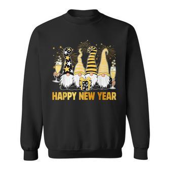 Frohes Neues Jahr 2026 Zwerge Trinken Champagnerilvester Sweatshirt - Geschenkecke
