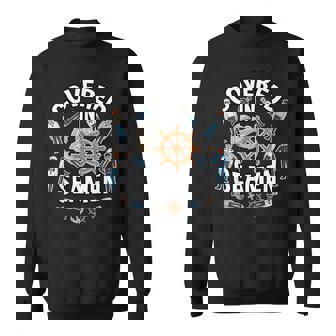 Adult Humor Covered In Seamen Inappropriate Gag Sweatshirt | Mazezy