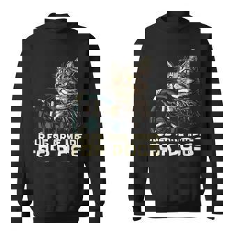 Cat Lover Rules Are Made For Dogs Driving Cat Sweatshirt - Monsterry