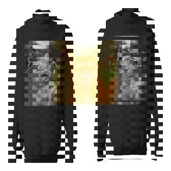 Cat Selfie Sweatshirt | Mazezy