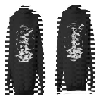 Conga Drummer Astronaut Playing Conga Musician Sweatshirt - Thegiftio