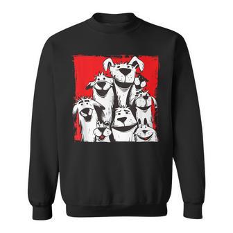 Dog Group Comic Dog Love Sweatshirt - Thegiftio UK