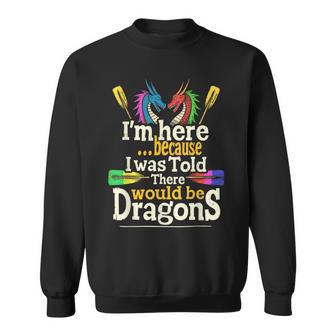 Dragon Boat Paddle And Dragon Boat Racing Sweatshirt - Thegiftio UK