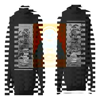 Eating Ramen Japanese Monster Game Lover Birthday Sweatshirt - Thegiftio