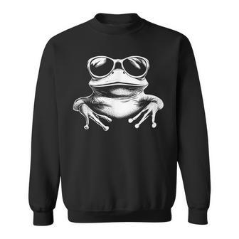 Frog Sunglasses Sweatshirt - Thegiftio UK