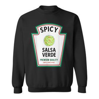 Group Condiments Family Halloween Costume Salsa Verde Sweatshirt - Thegiftio UK