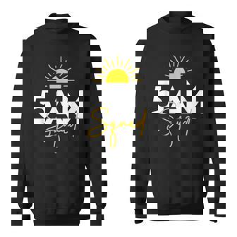 Gym Workout Lovers Fitness Crew 5 Am Squad Sweatshirt - Monsterry