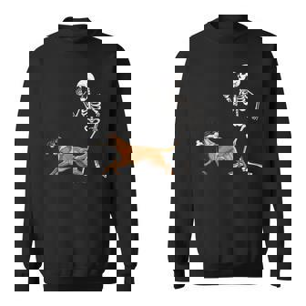Halloween Belgian Malinois And Skeleton Sweatshirt | Seseable FR