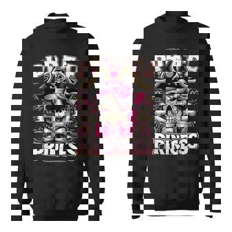 Halloween Costume Pirate Princess Coquette Bow Sweatshirt - Monsterry