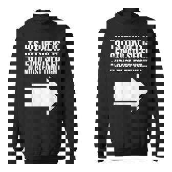 Inappropriate Thanksgiving Day Matching Couple Sweatshirt | Mazezy