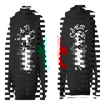 Italian Ghost Halloween Pun Gaba Ghoul Sweatshirt - Thegiftio