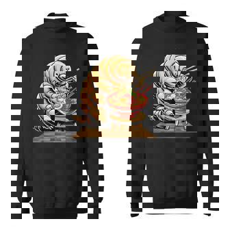 Japanese Kawaii Ramen Noodles Water Bear Tardigrade Sweatshirt | Mazezy