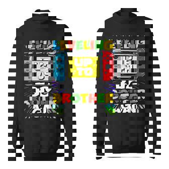 Leveling Up To Big Brother Again Big Bro Gaming Sweatshirt | Mazezy