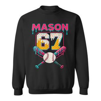 Mason 67 Six Seven Sport Meme Ice Cream Drip Graphic Sweatshirt - Thegiftio UK