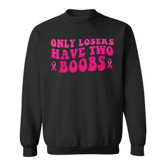 Mastectomy Breast Cancer Awareness Sweatshirt - Thegiftio