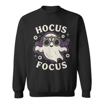 Optometry Hocus Focus Spooky Optometrist Halloween Sweatshirt - Thegiftio UK