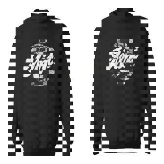 Retro Checkered Mimi Race Vintage Matching Family Sweatshirt - Thegiftio