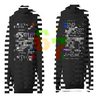 Six Seven I Was 6 Now I'm 7 Game Pixel 7Th Birthday Sweatshirt | Seseable UK