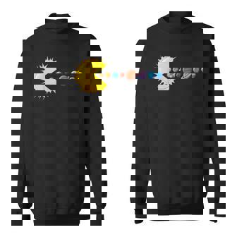 Solar System Astronauts Space Video Games Sweatshirt | Mazezy