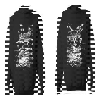 Squirrel Sunglasses Sweatshirt - Monsterry