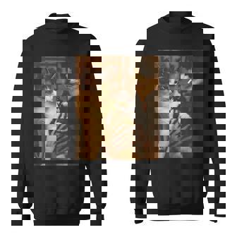 Tattoo Cat Meme Inked Kitty Humor For Cat Lovers Sweatshirt | Seseable FR