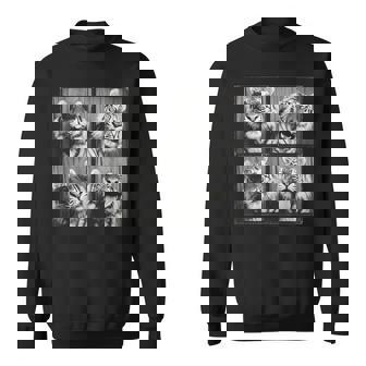 Tiger Sunglasses Sweatshirt - Monsterry