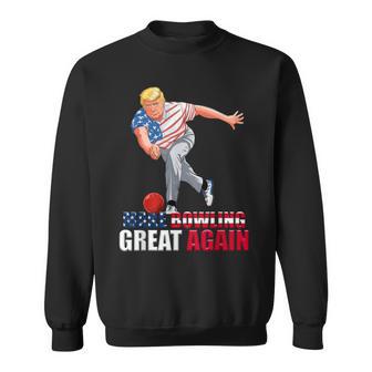 Trump Bowling Make Bowling Great Again Sweatshirt - Thegiftio UK