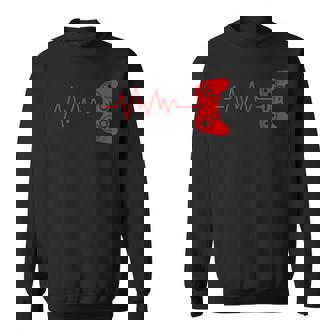 Gamer Heartbeat Video Games Gaming Boys Teens Controller Sweatshirt Unisex | Mazezy